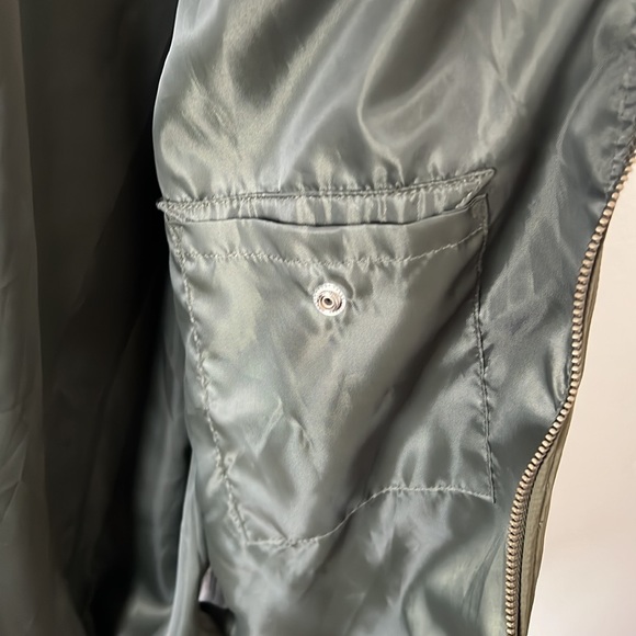 Ever Forward Olive Green Bomber Jacket - Picture 6 of 6
